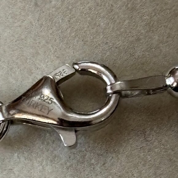 Turkey Sterling Silver Gold Plate Balls - Picture 9 of 10